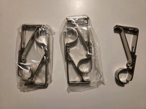 Curtain pole brackets set of - brackets,