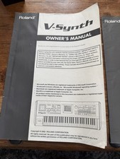 Roland V-Synth Manual And