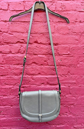 Nica grey crossbody saddle - grey,