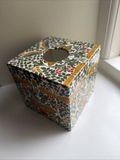 Wooden Square Tissue Box