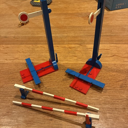 Lego system train signals - train, and
