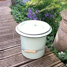 Vintage Enamel Mint Green