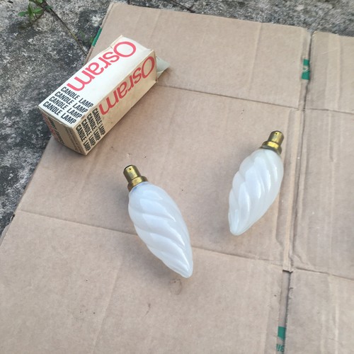 Vintage new osram candle lamp - vintage,