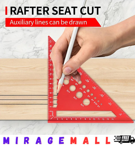 30cm roofing speed square - 30cm, 12"