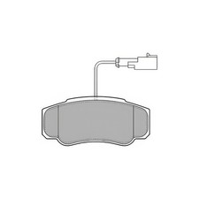 DELPHI LP2054 Brake Pad Set