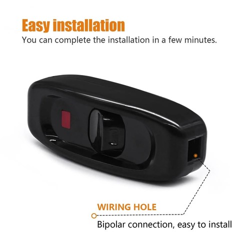 250v 10a inline off - 10a, button