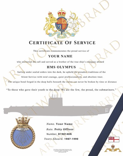Hms olympus personalised - hms, ,