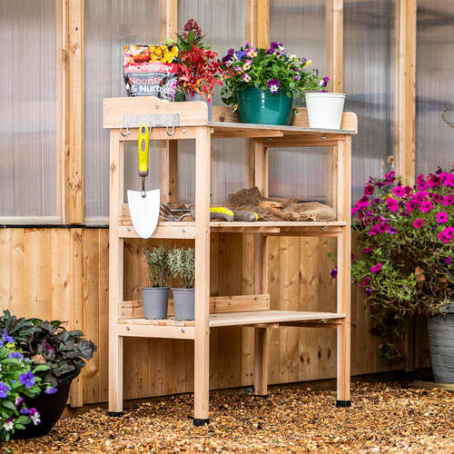Garden gear wooden - wooden, potting