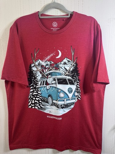 Red santa campervan - xl,