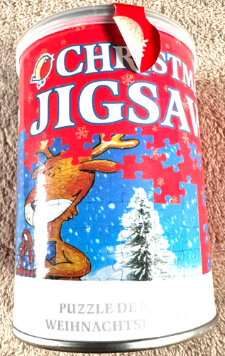 Christmas puzzle tin - puzzle, a