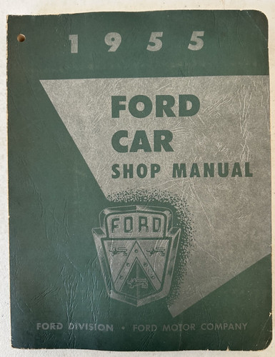 1955 ford car - shop, manual