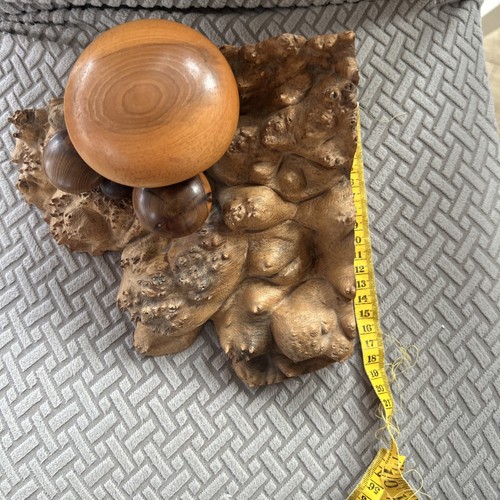 Wooden mushroom ornament - mushroom,