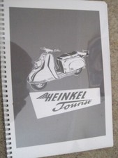 Heinkel Tourist 103 A1  Original DEALERS Workshop manual.  A4 Size Photocopy