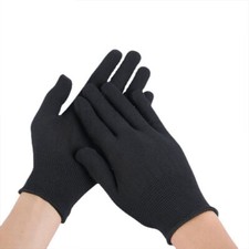 6/12Pairs Black Gloves Dermatological Overnight Moisturising Eczema Hand NEW