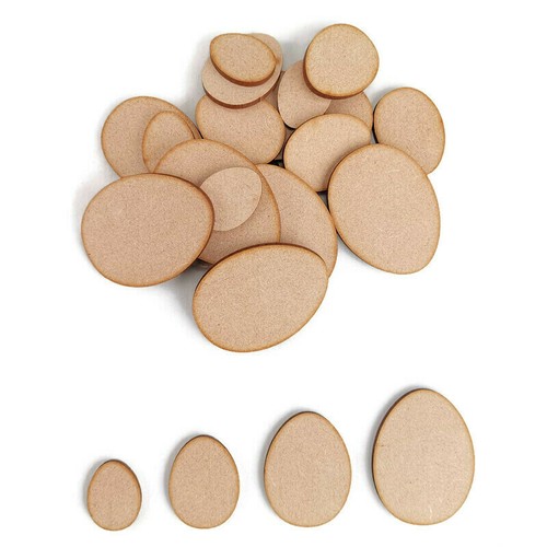Easter egg mdf craft shapes - mdf,