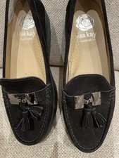 Lisa Kay Ladies Black Suede