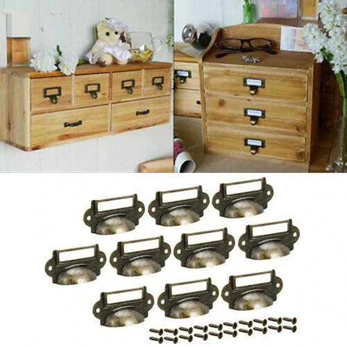 10pcs brass drawer label - drawer,