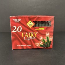 Premier 20 Fairy Lights Red Indoor Use Vintage Christmas Decoration 4.4m UNUSED