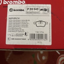 Brembo Break Pads  P59 045  For Vauxhall