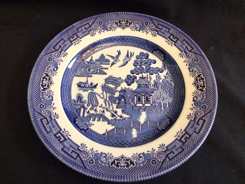 Vintage churchill blue willow - vintage,