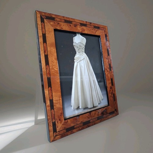 Vintage burl wood marquetry - burl,