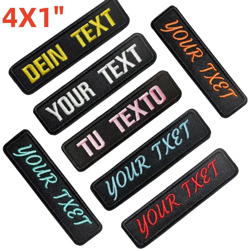 2pcs custom embroidered name - 2pcs,