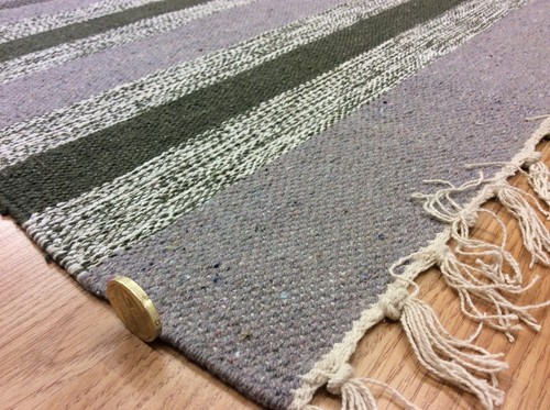 Reversible handwoven striped - reversible,
