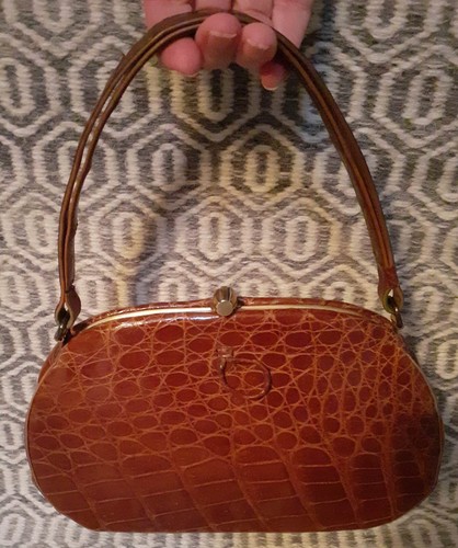 Vintage real crocodile skin - vintage,