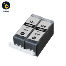 2 BLACK INK CARTRIDGE PGI-520