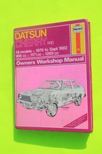 DATSUN CHERRY N10 1979-1982 988-1269cc HAYNES WORKSHOP MANUAL 679