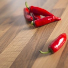 Walnut Block Square Edge Laminate Kitchen Worktop 40mm