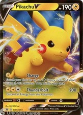 Pikachu V SWSH061 Black Star