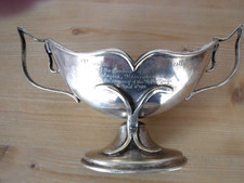 Antique Silver Plated Trophy