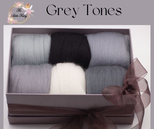 Grey variety pack merino - grey,