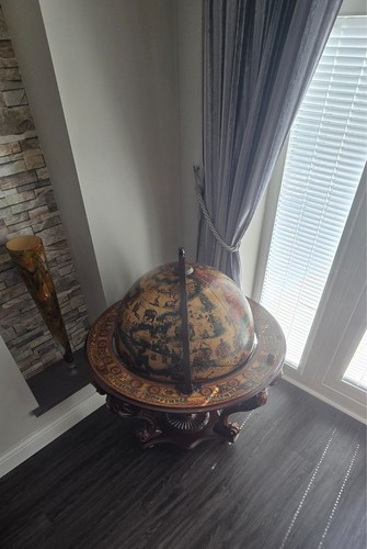 Italian baroque globe bar - globe,