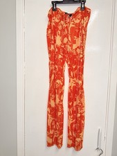 Boohoo Women’s Orange Mesh