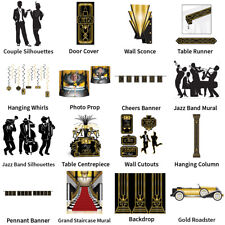 GREAT GATSBY ROARING 20'S CHARLESTON DECORATIONS - PARTYWARE COMPLETE SELECTION