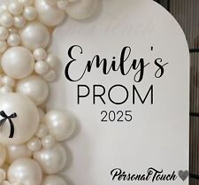 Personalised PROM FORMAL Vinyl