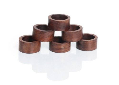 Wooden decorative napkin ring - decorative,