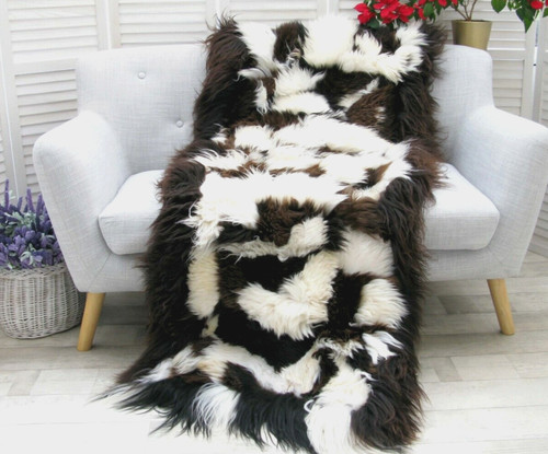 Icelandic patchwork sheepskin - patchwork,