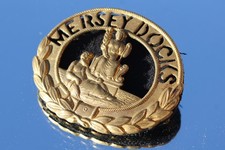 FINE GILT BRONZE MERSEY DOCKS