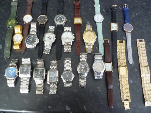 Quartz watch job lot - 23, x