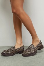 Faith Brown Loafers Womens Casual Flats