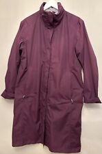 Purple Cascade Barricade Rohan Waterproof Full-length Raincoat Size Women's M