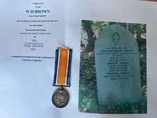 WW1 Medal Brown 16th Queens