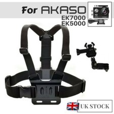 Chest Strap Harness Mount Holder for AKASO EK7000 EK5000 HD Action Camera 