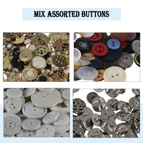 Bulk lot bag buttons - bulk,