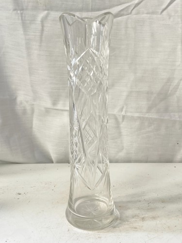 Vintage cut lead - crystal, tall