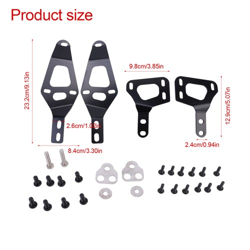 Full hardtop mount - full, brackets