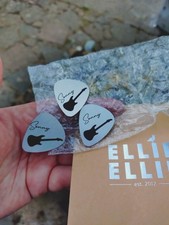 Set Of 3 Personalised Stainless Steel Guitar Picks 'sonny'